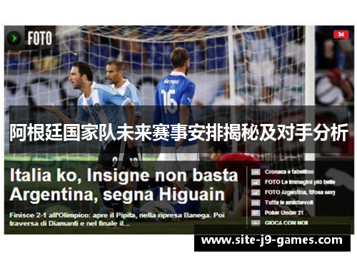阿根廷国家队未来赛事安排揭秘及对手分析 阿根廷国家队未来赛事安排揭秘及对手分析